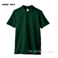 Marke Solid Cotton Revers Mesh Business Polo Shirt